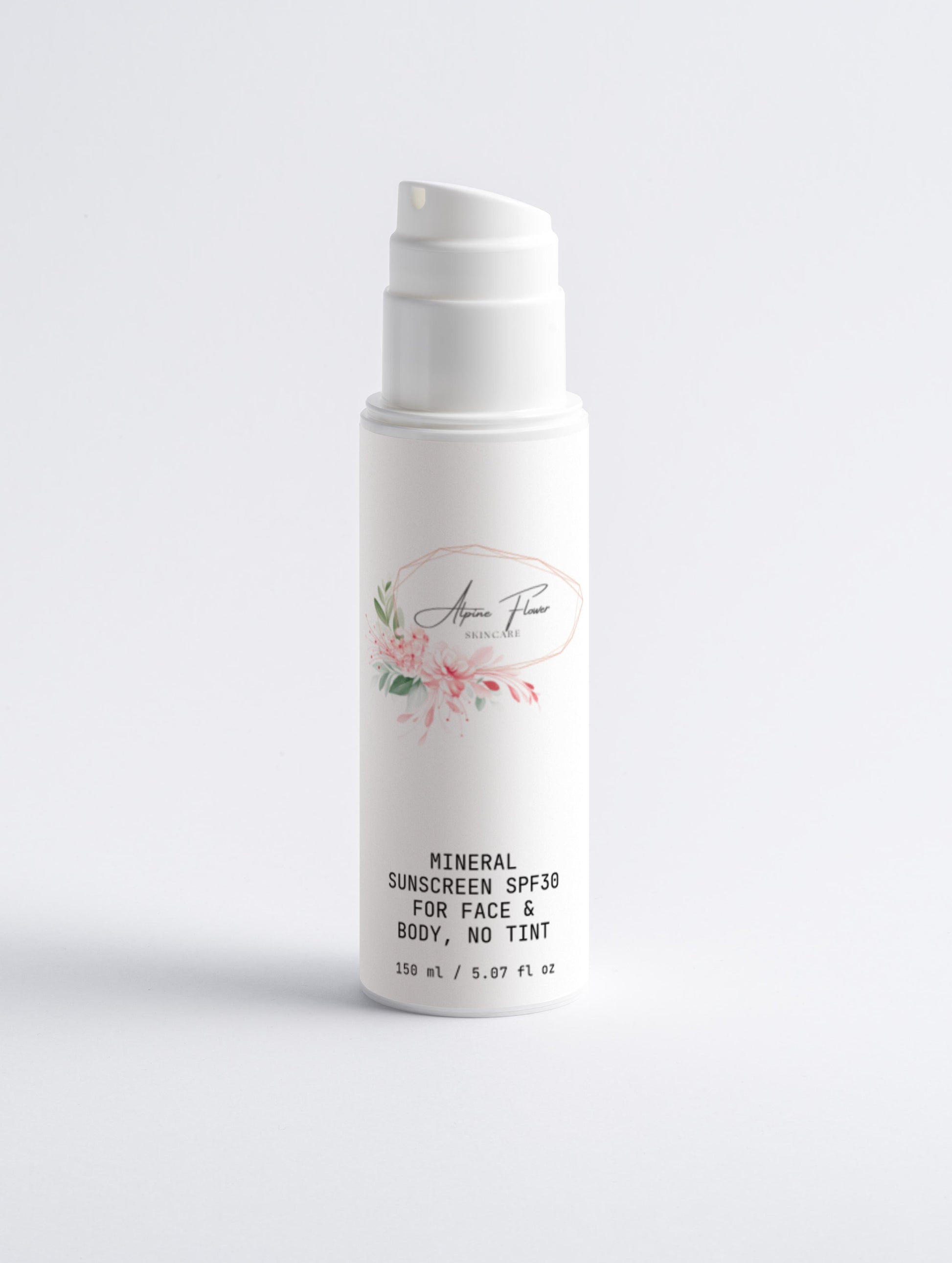 Mineral Sunscreen SPF30 for Face & Body, no tint