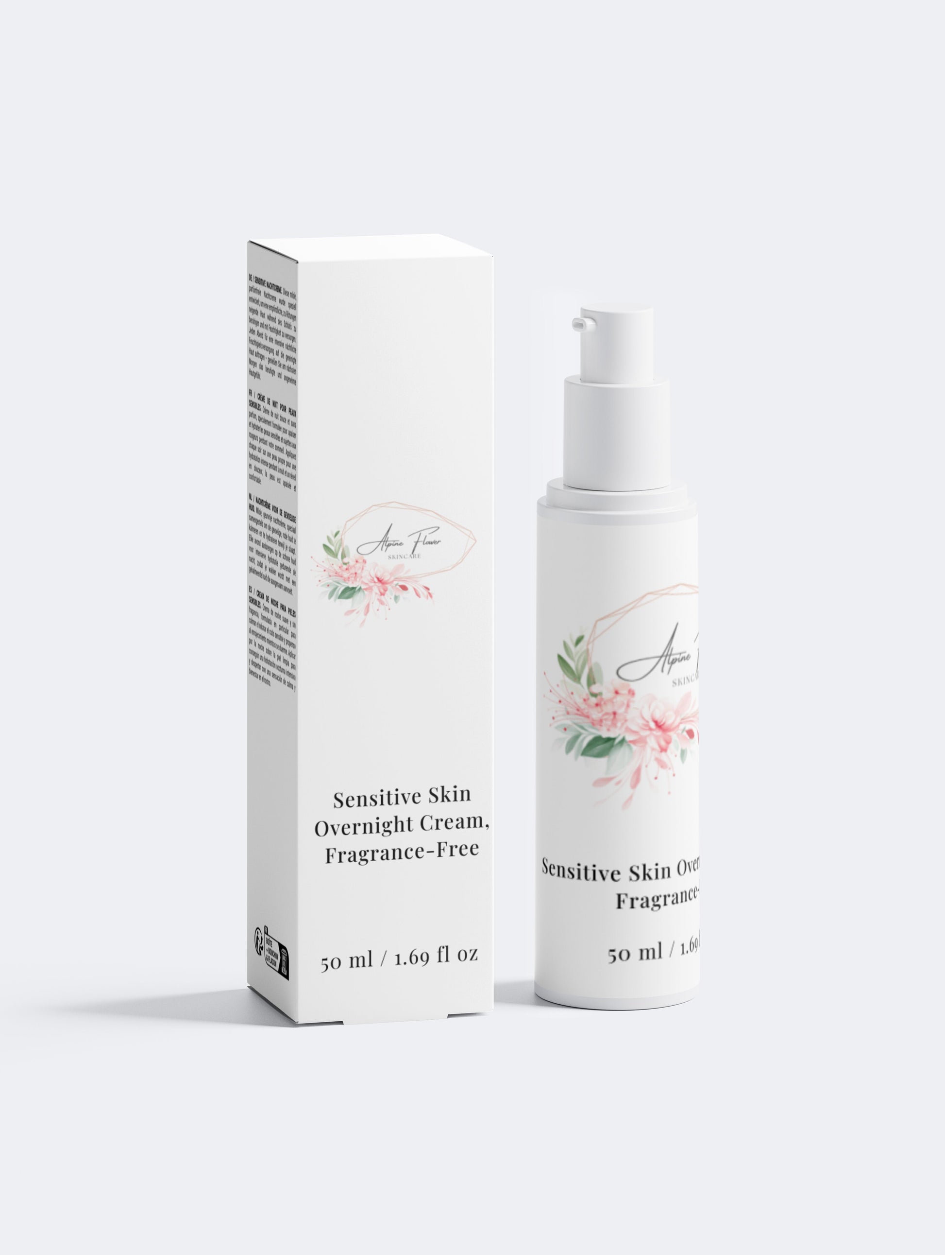 Sensitive Skin Overnight Cream, Fragrance-Free