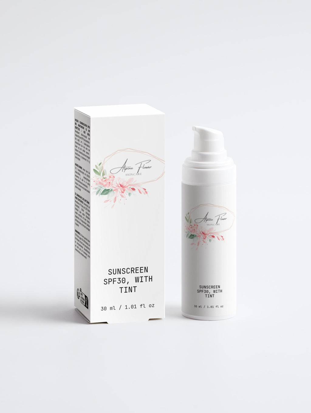 Sunscreen SPF30, with tint
